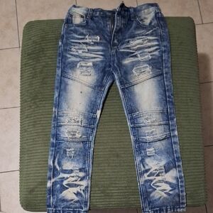 Kids Distressed Denim Jeans